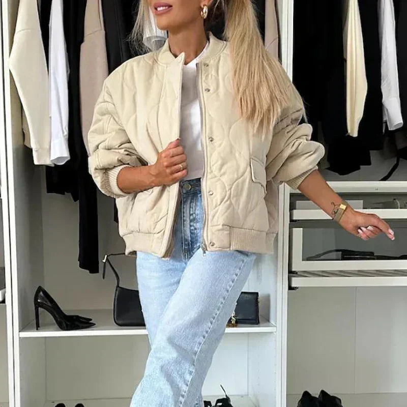 Bella — Veste matelassée à manches ballon — Amielle Paris