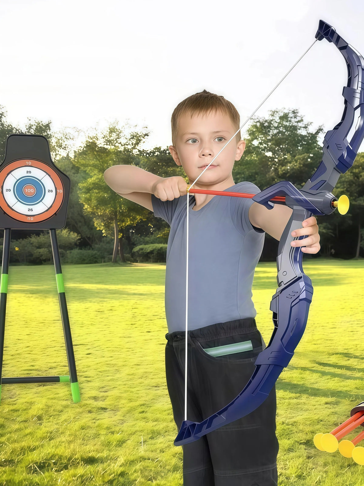Jeu de tir à l’arc avec flèches à ventouse — vue 7