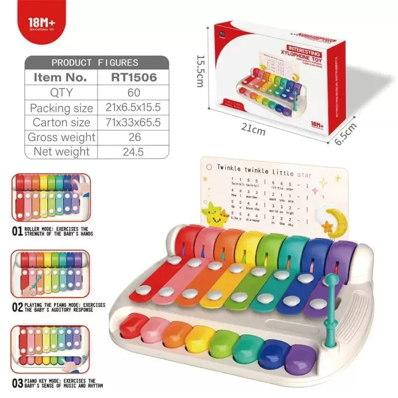 Piano manuel à huit notes pour enfant — vue 7