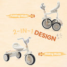 Tricycle et draisienne pliable 4 en 1 — vue 4