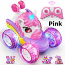 Voiture licorne télécommandée à roues lumineuses — vue 9
