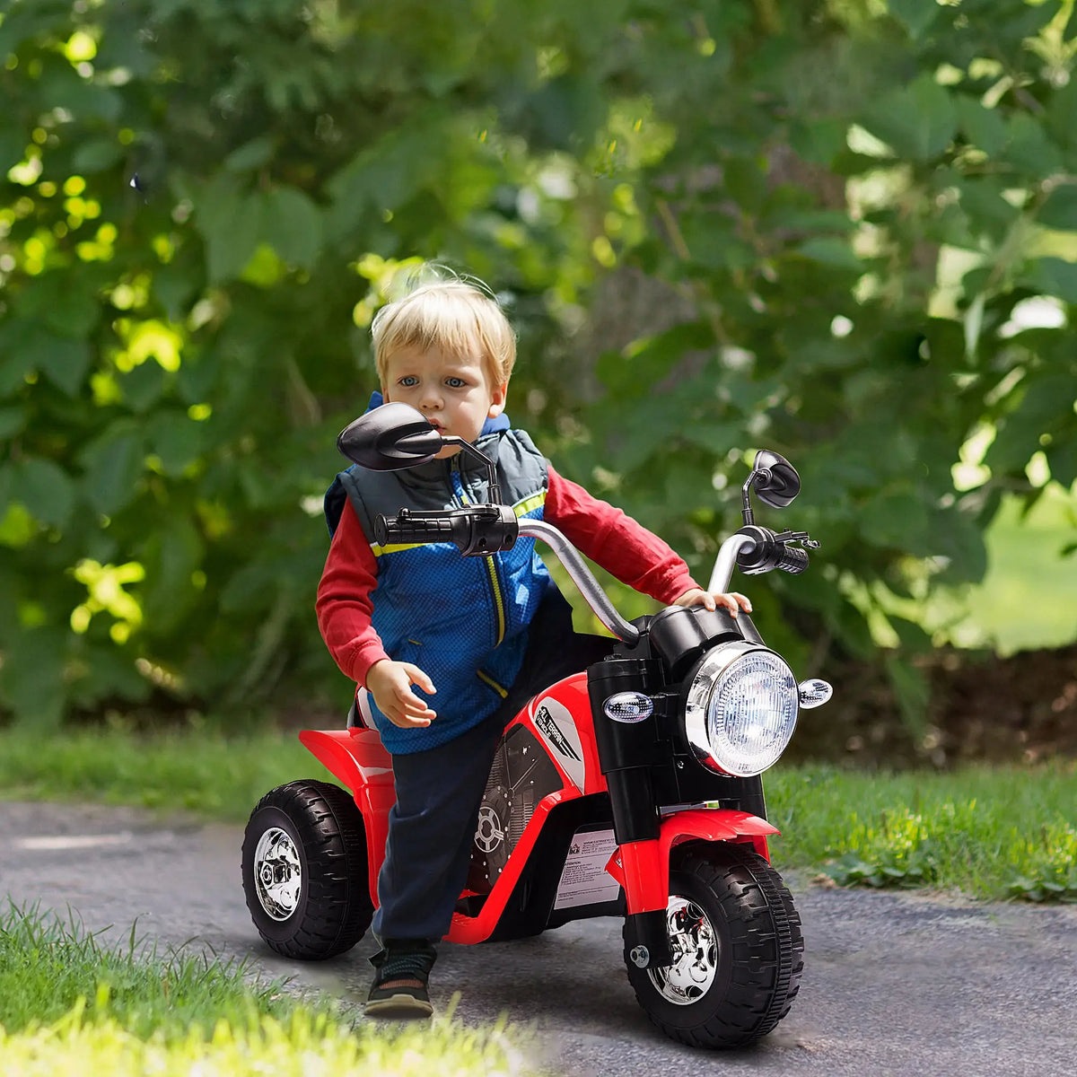 Moto électrique enfant à trois roues — 6 V — vue 3