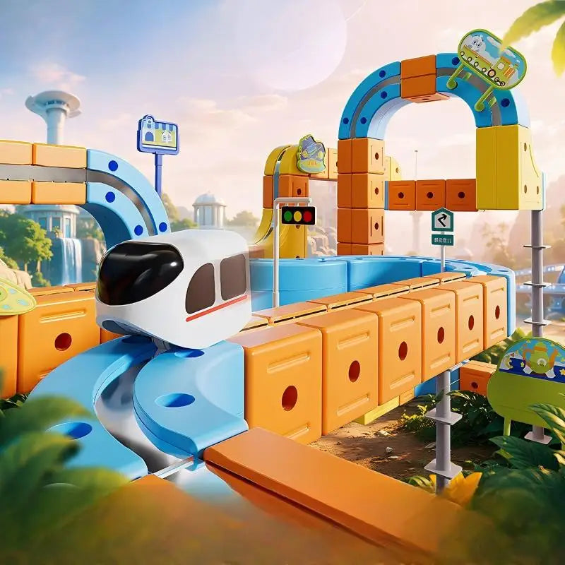 Circuit de train monorail magnétique à construire — vue 7