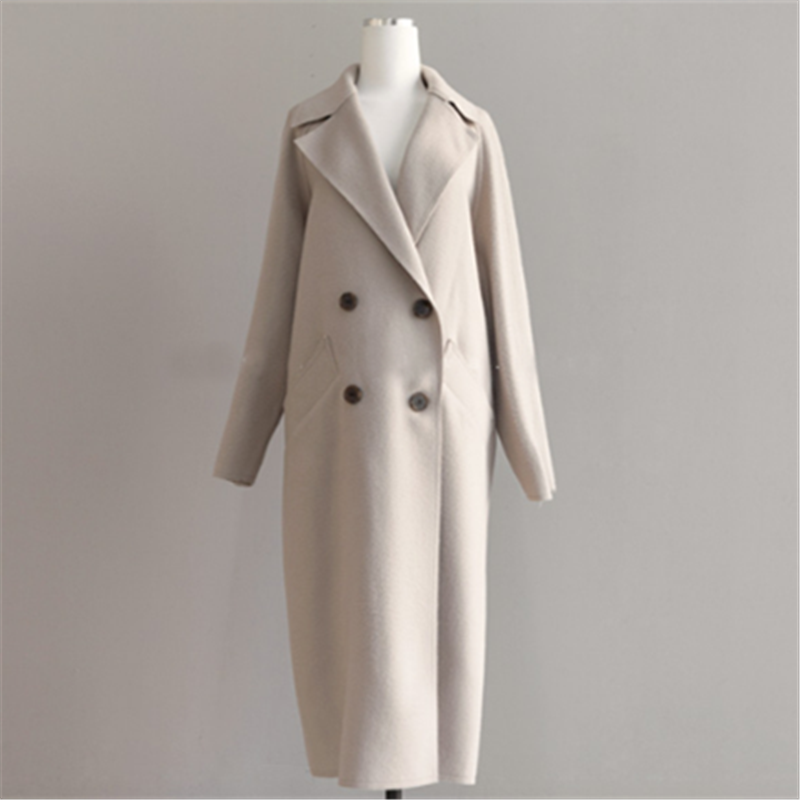 Manteau ample à revers crantés et ceinture — Amielle Paris