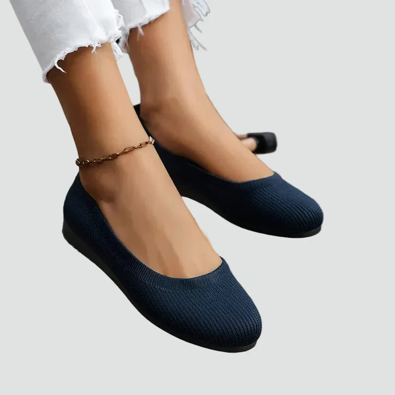 Ballerines en maille à bout rond — Amielle Paris