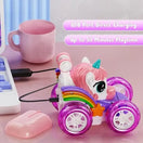 Voiture licorne télécommandée à roues lumineuses — vue 8