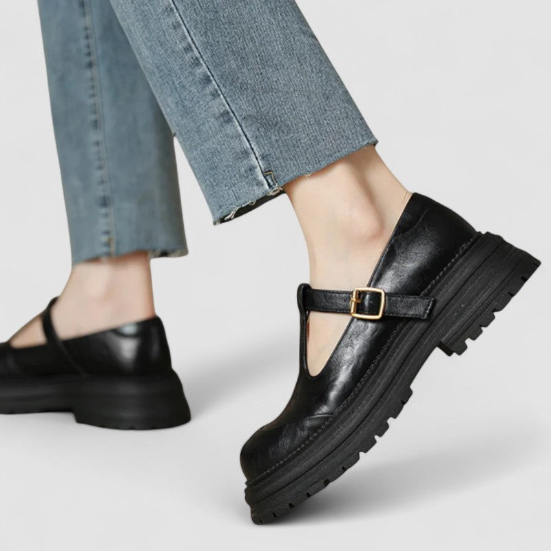 Chaussures Mary Jane à bride en T et semelle épaisse — Amielle Paris