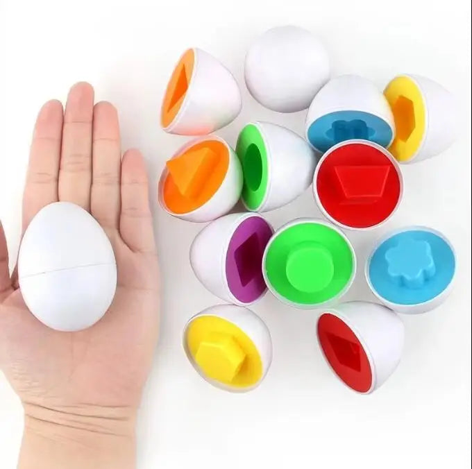 Œufs à associer par couleur et forme — lot de 12 — vue 10