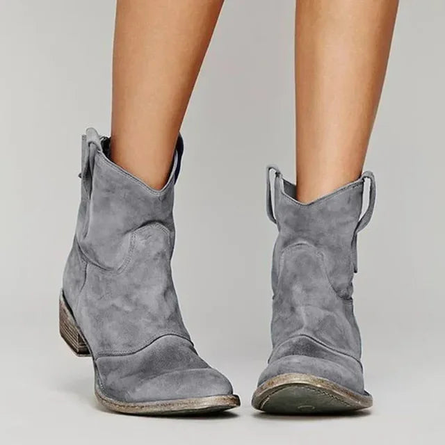 Camellia — Bottines western à semelle rembourrée — Amielle Paris