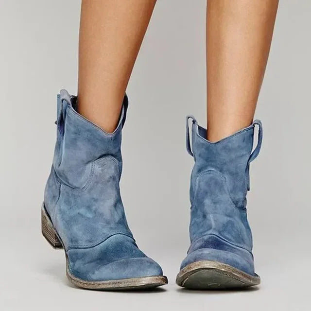 Camellia — Bottines western à semelle rembourrée — Amielle Paris