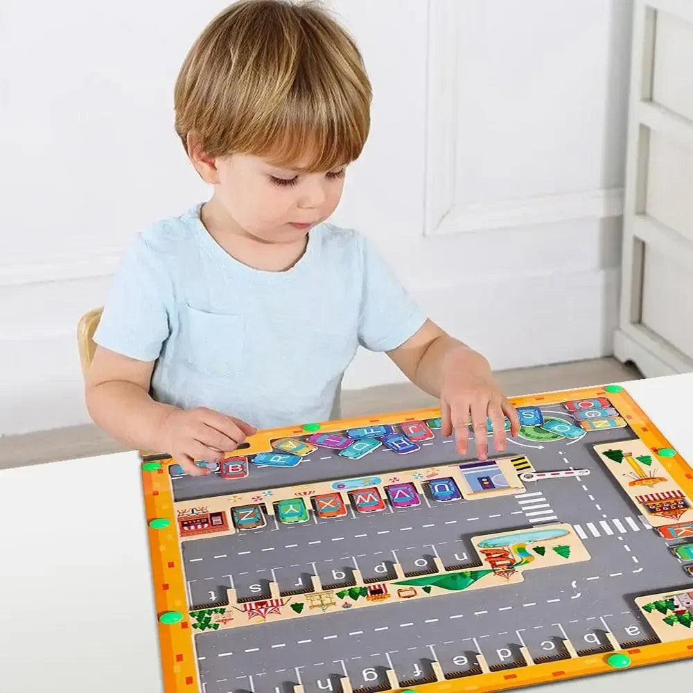 Labyrinthe magnétique alphabet et parking — vue 4