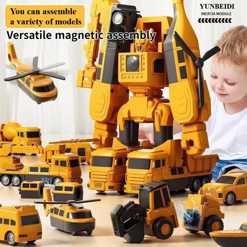 Véhicules de chantier magnétiques — 35 pièces — vue 3