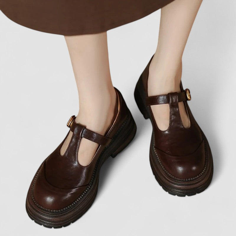 Chaussures Mary Jane à bride en T et semelle épaisse — Amielle Paris