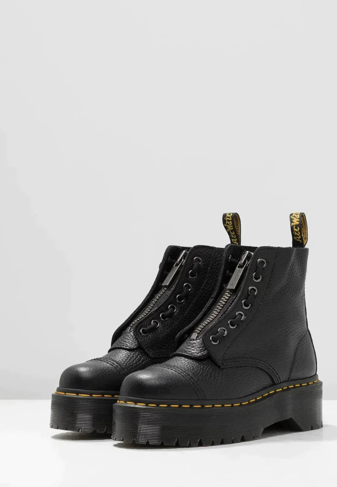 Bottines à plateforme et zip devant — vue 5