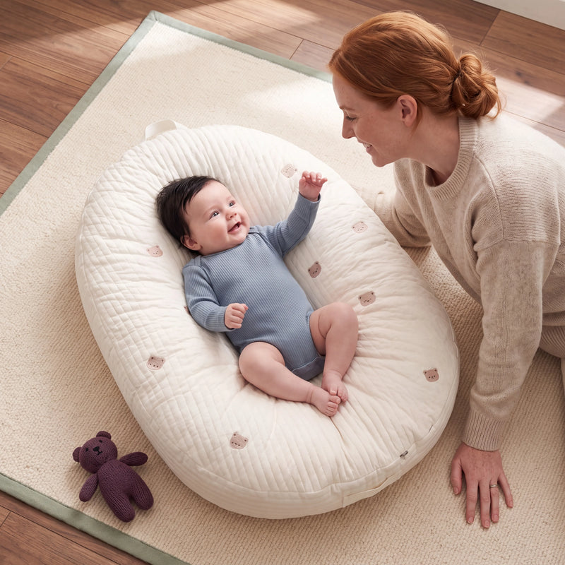 Coussin bébé déhoussable à contour rembourré — vue 1