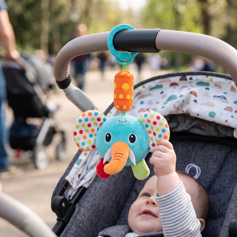 Hochet en peluche à suspendre pour poussette — vue 1
