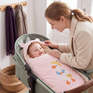 Chancelière bébé à capuche zippée — vue 3