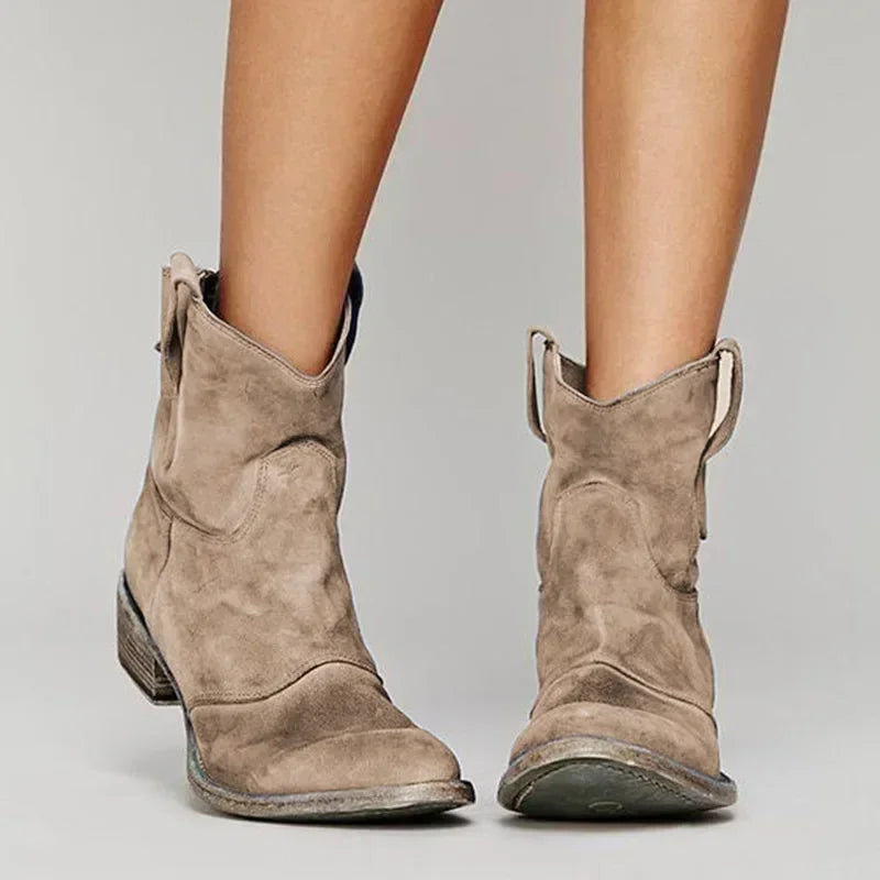 Camellia — Bottines western à semelle rembourrée — Amielle Paris