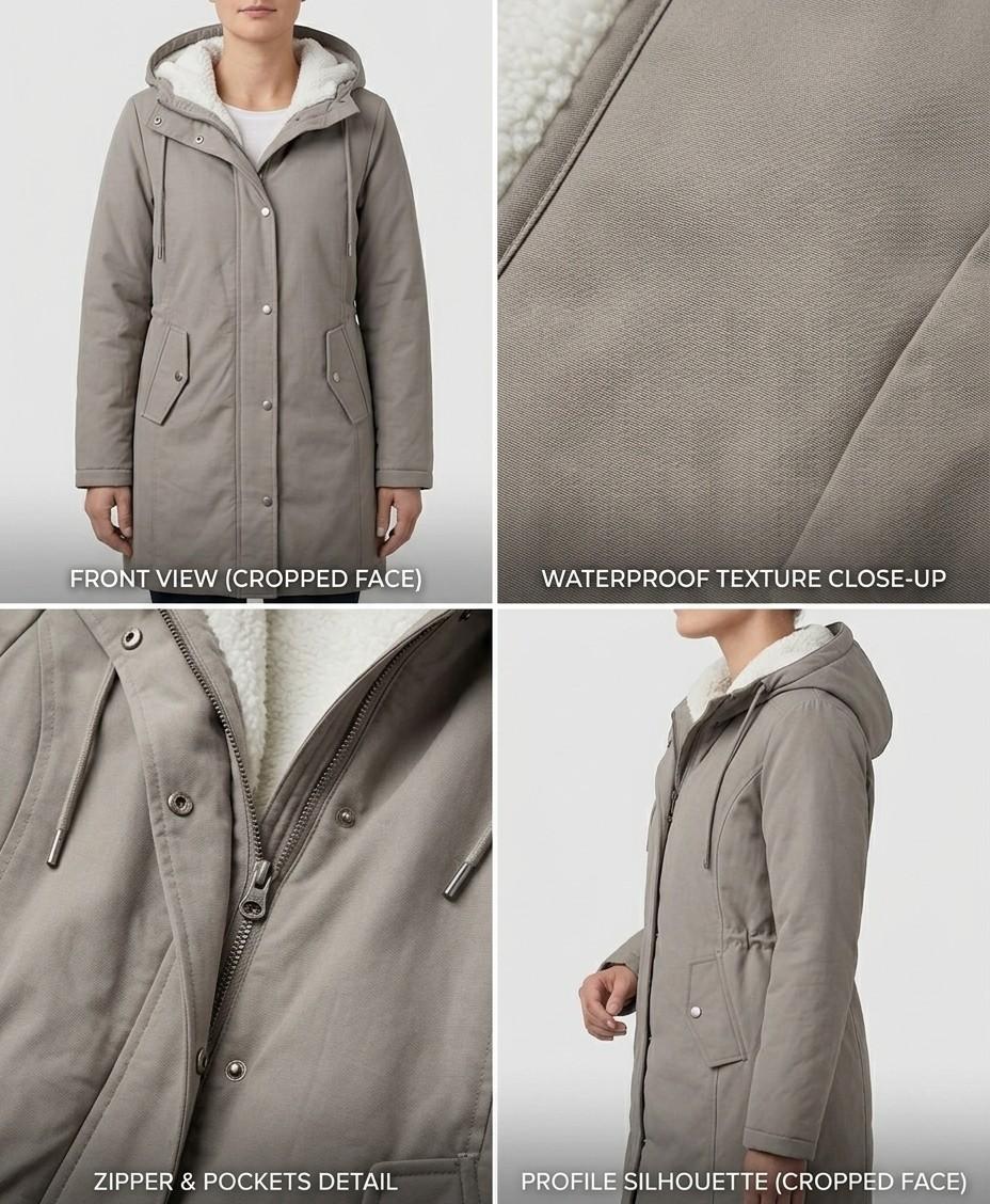 Maya — Parka doublée à poches — vue 22