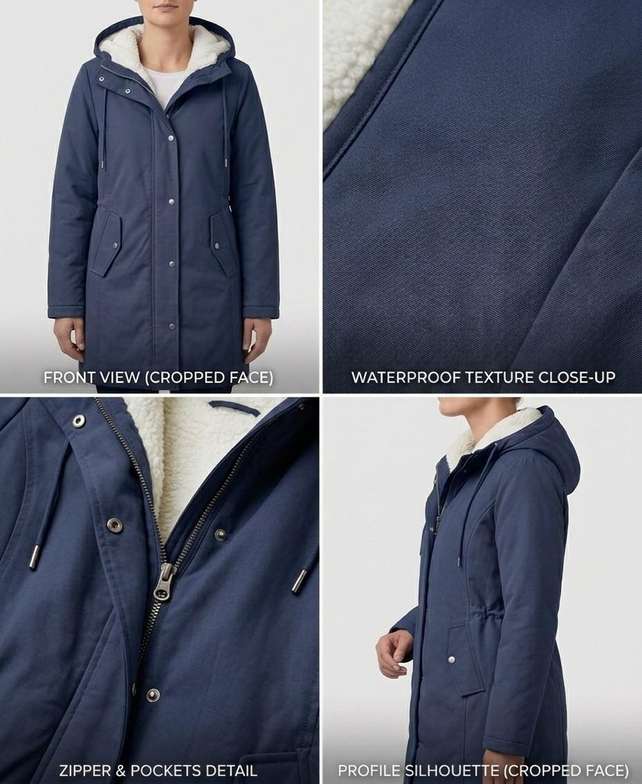 Eve — Parka à capuche doublée — vue 8