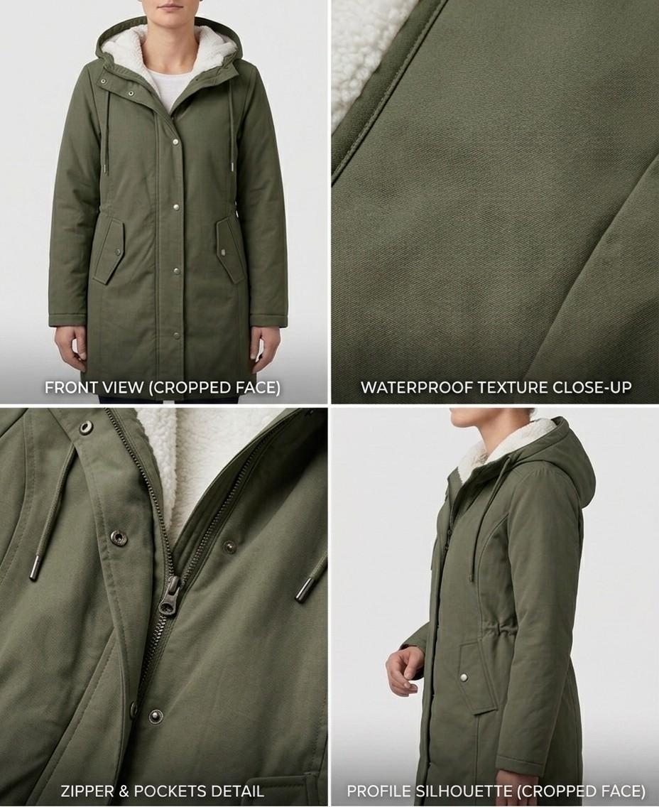 Elsie — Parka doublée à capuche — vue 17