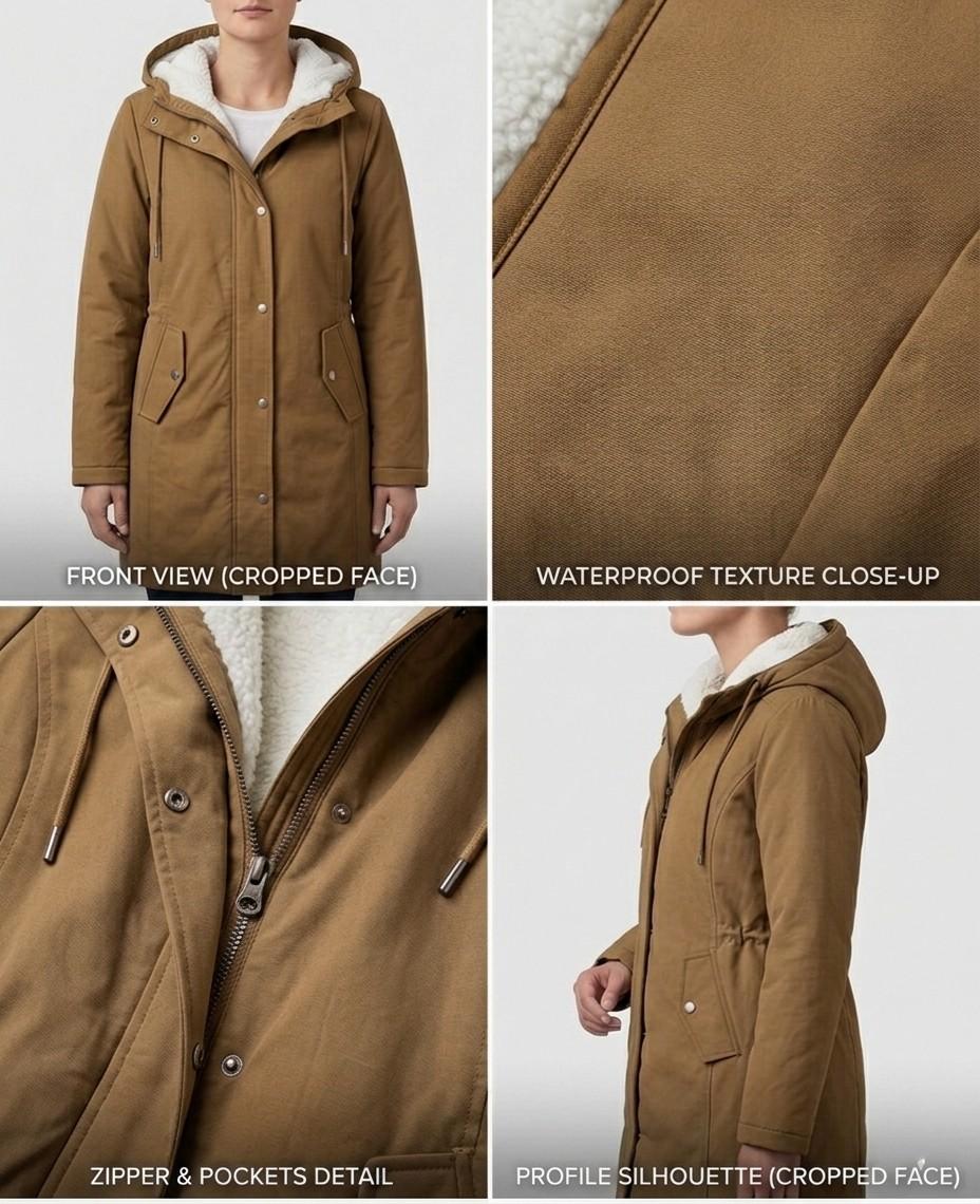 Maya — Parka doublée à poches — vue 19