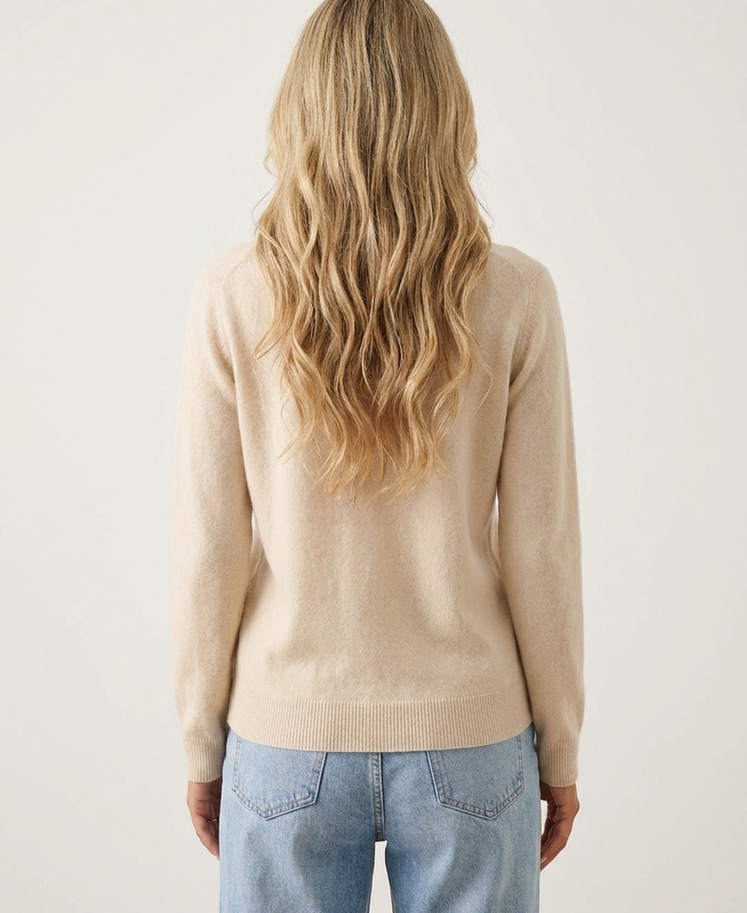 Cardigan ajusté à col rond Adèle — Amielle Paris