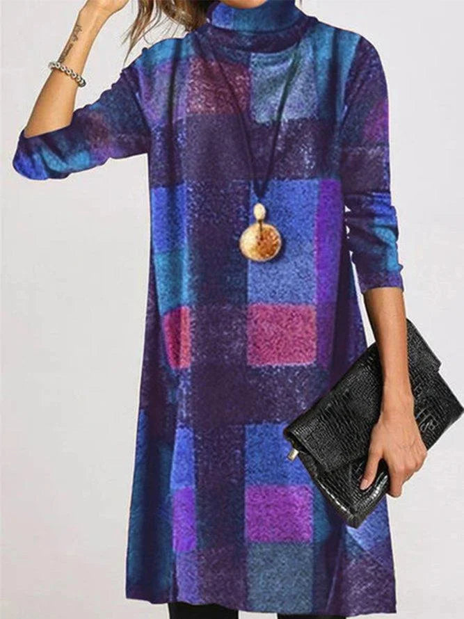 Penelope — Robe courte à carreaux — Amielle Paris