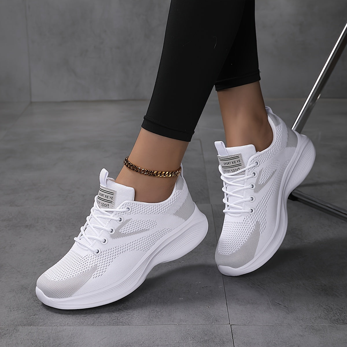 Harper | Baskets en maille aérée — Amielle Paris
