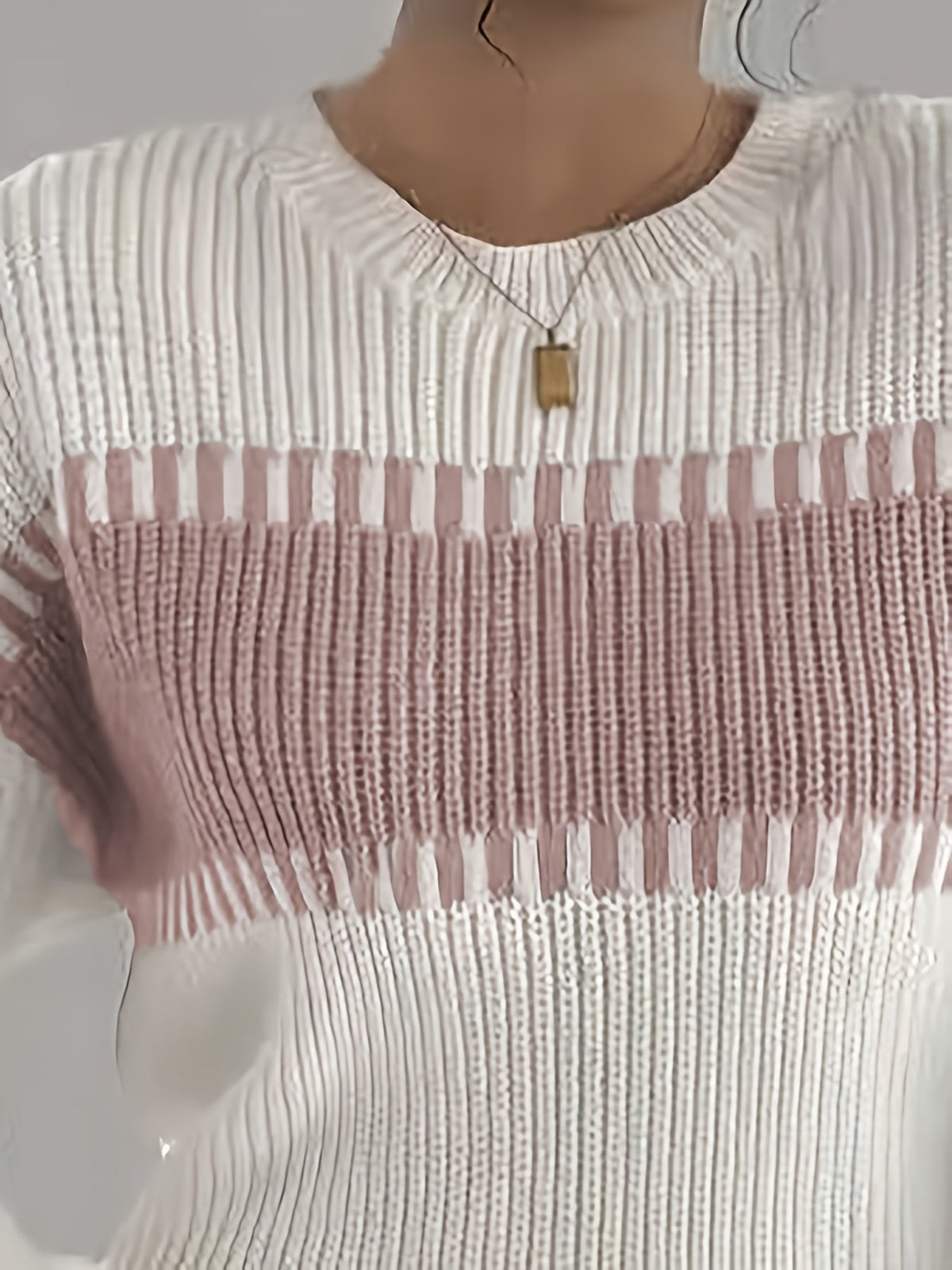 Margaux | Pull rayé à épaules tombantes — Amielle Paris