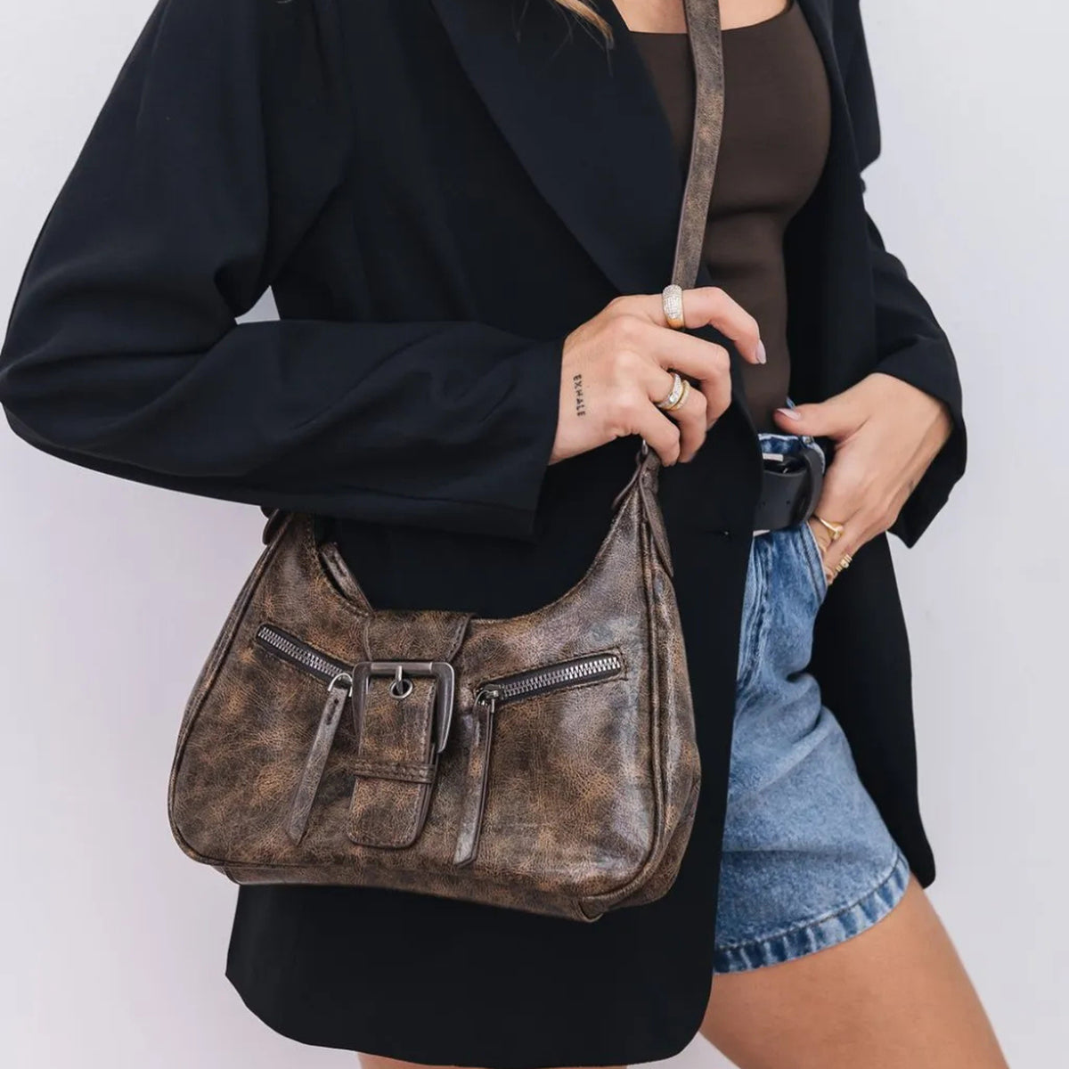 Bolsa | Sac bandoulière en cuir vegan
