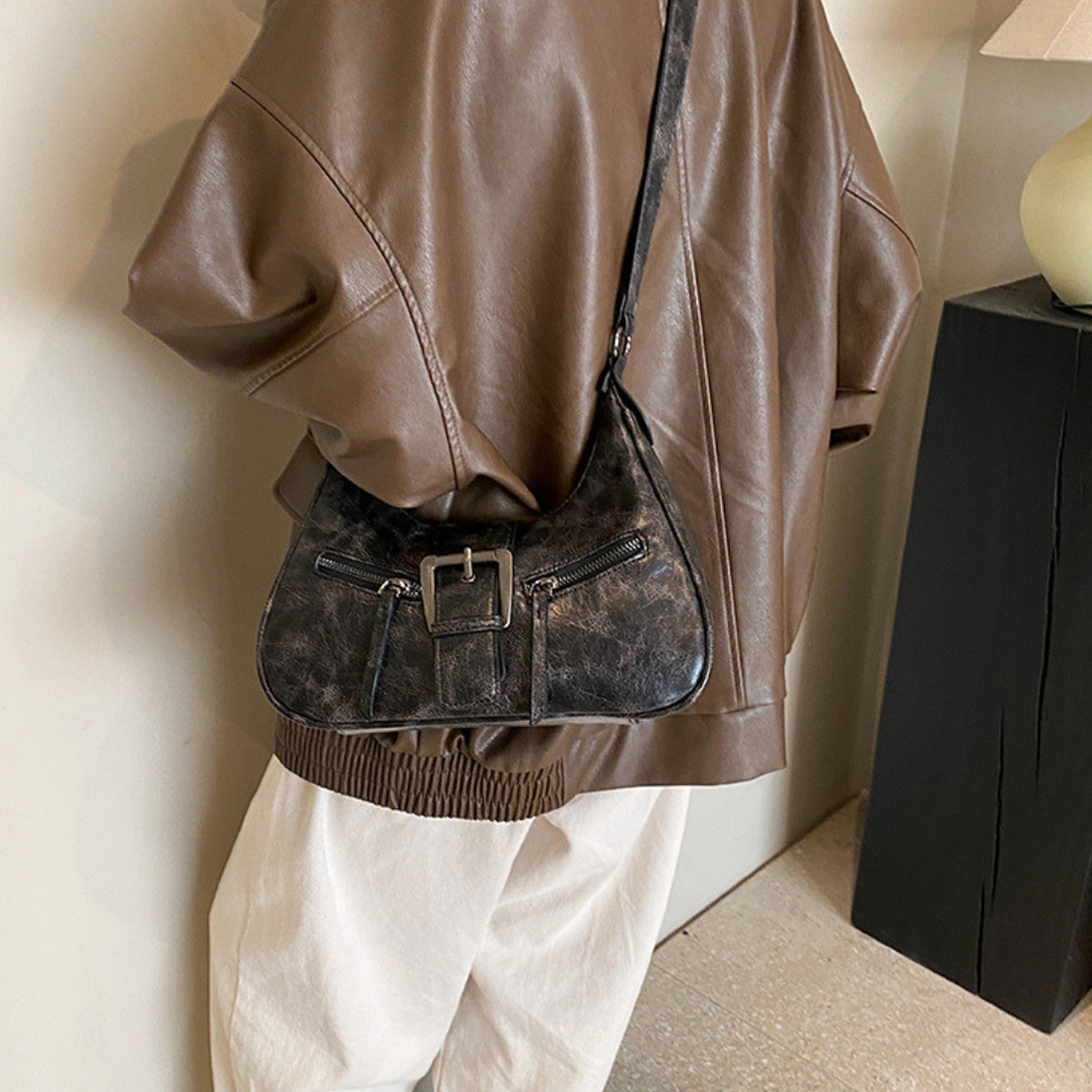Bolsa | Sac bandoulière en cuir vegan