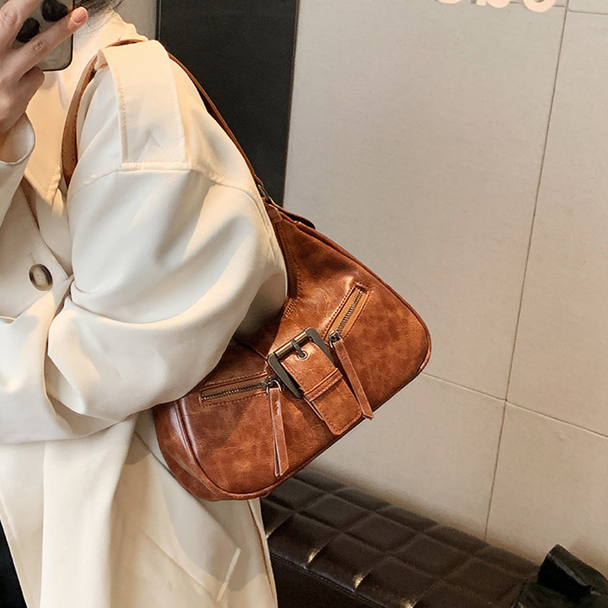 Bolsa | Sac bandoulière en cuir vegan