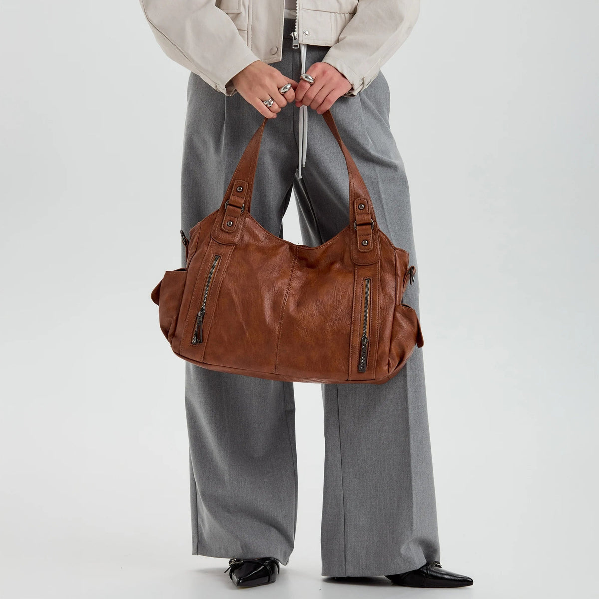 Launa | Sac bandoulière en cuir vegan