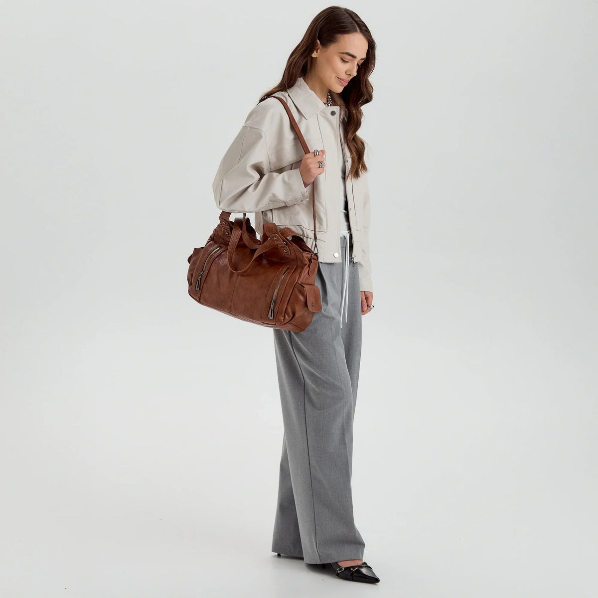 Launa | Sac bandoulière en cuir vegan