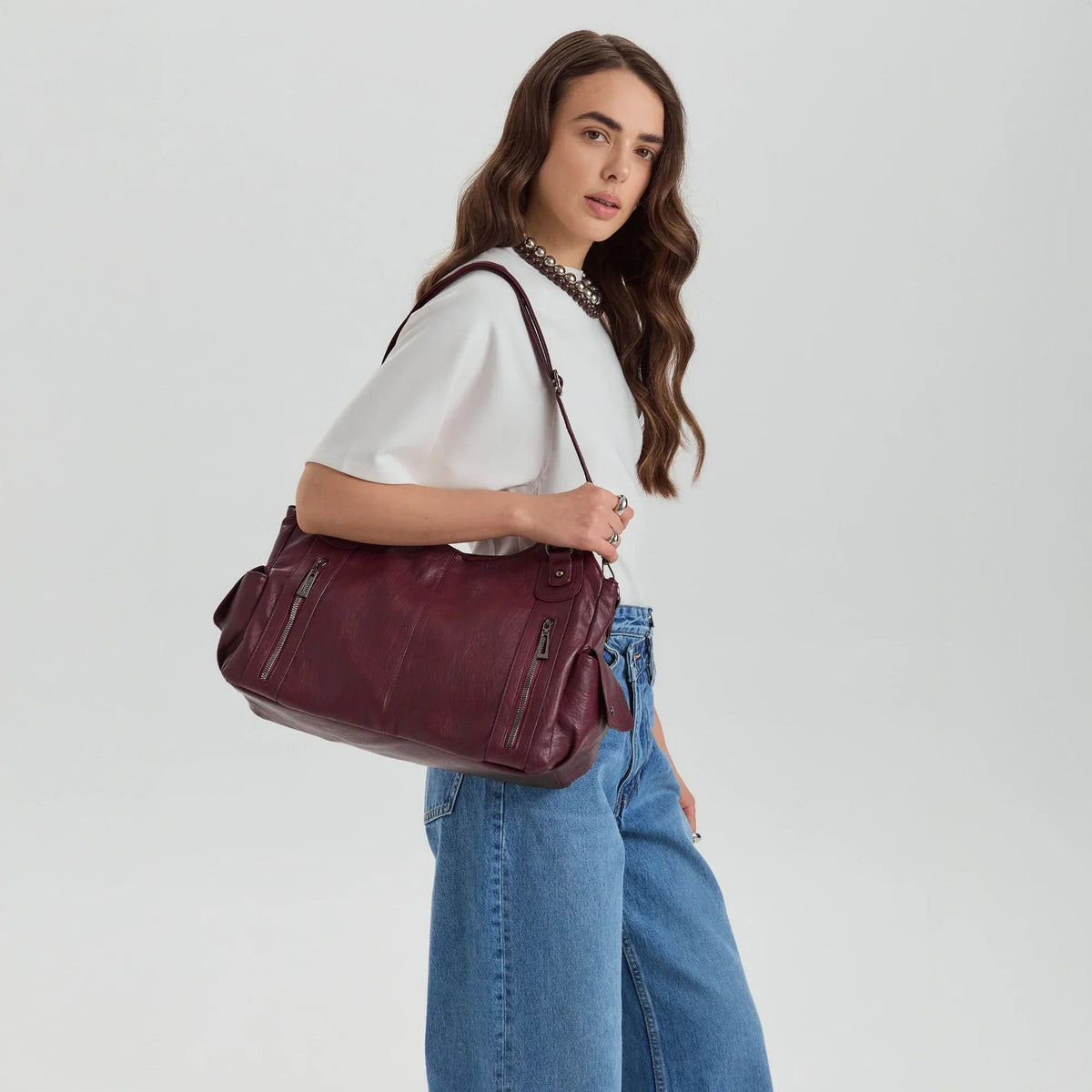 Launa | Sac bandoulière en cuir vegan