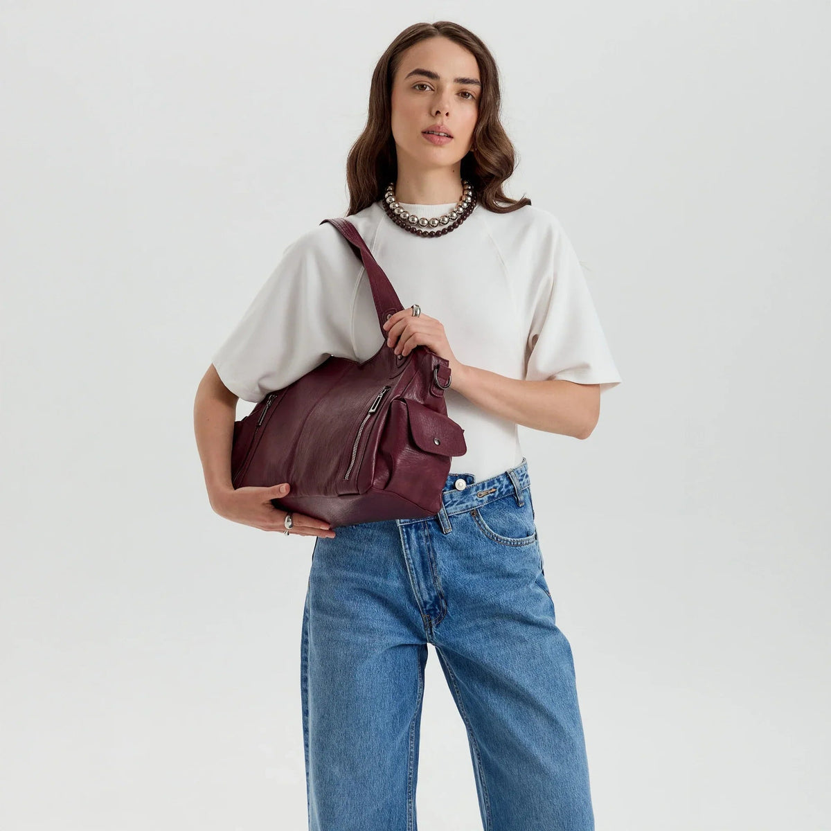 Launa | Sac bandoulière en cuir vegan