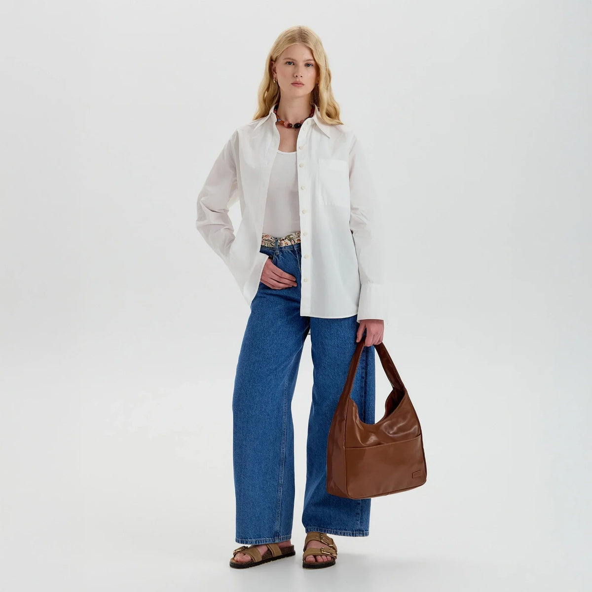 Lilya | Sac hobo en cuir vegan