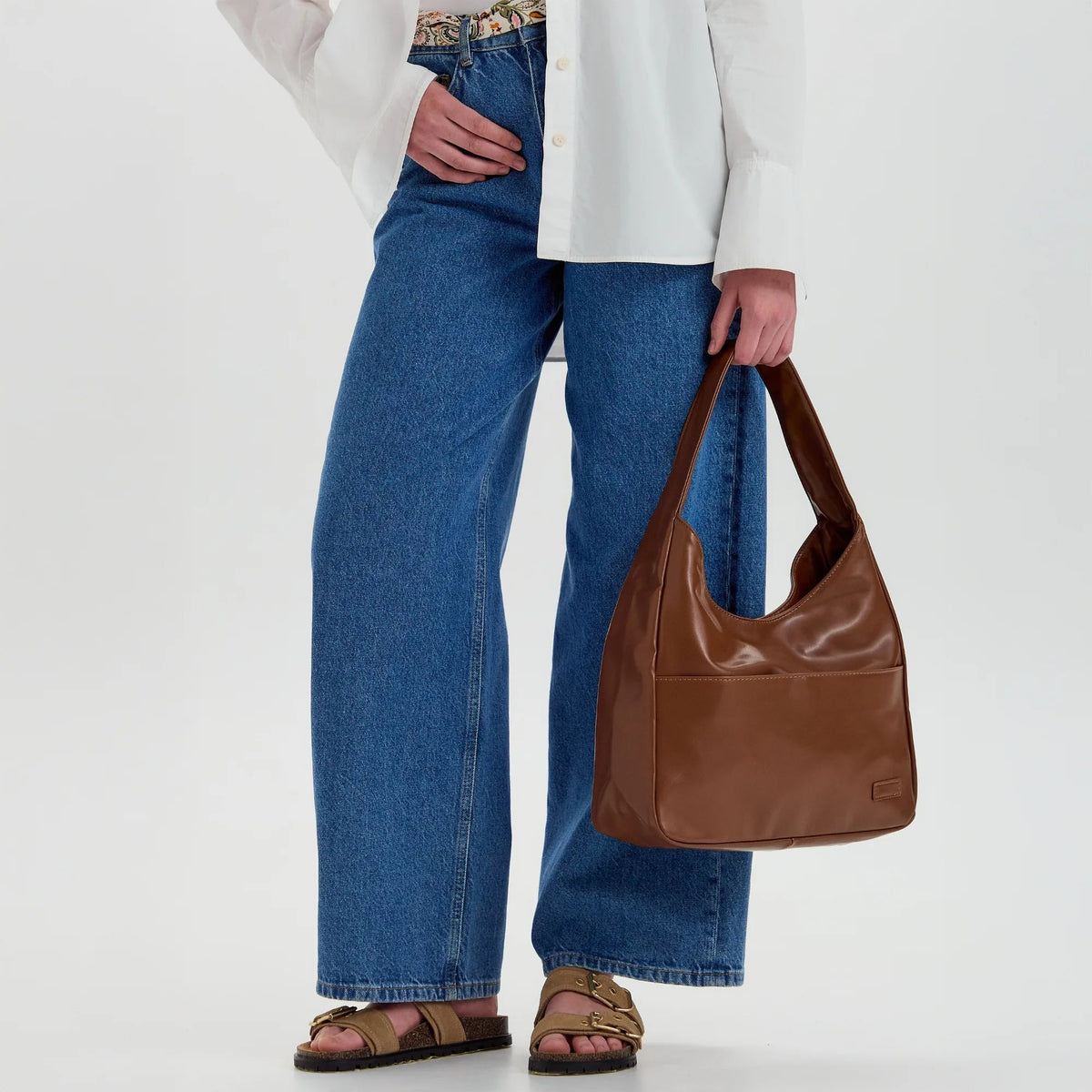 Lilya | Sac hobo en cuir vegan