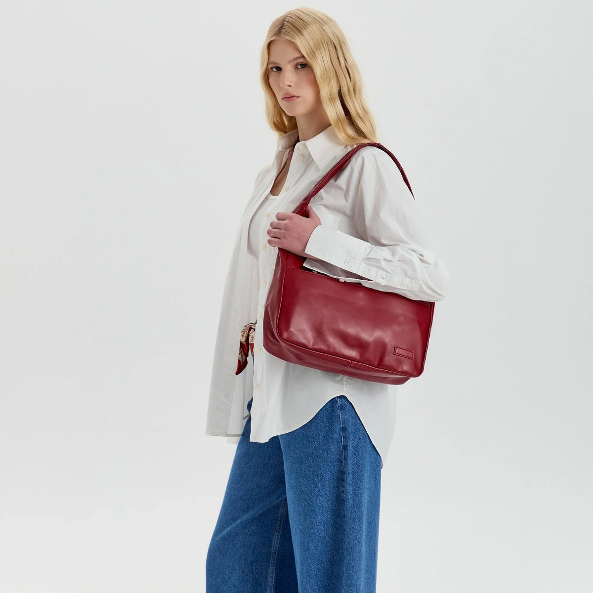 Lilya | Sac hobo en cuir vegan
