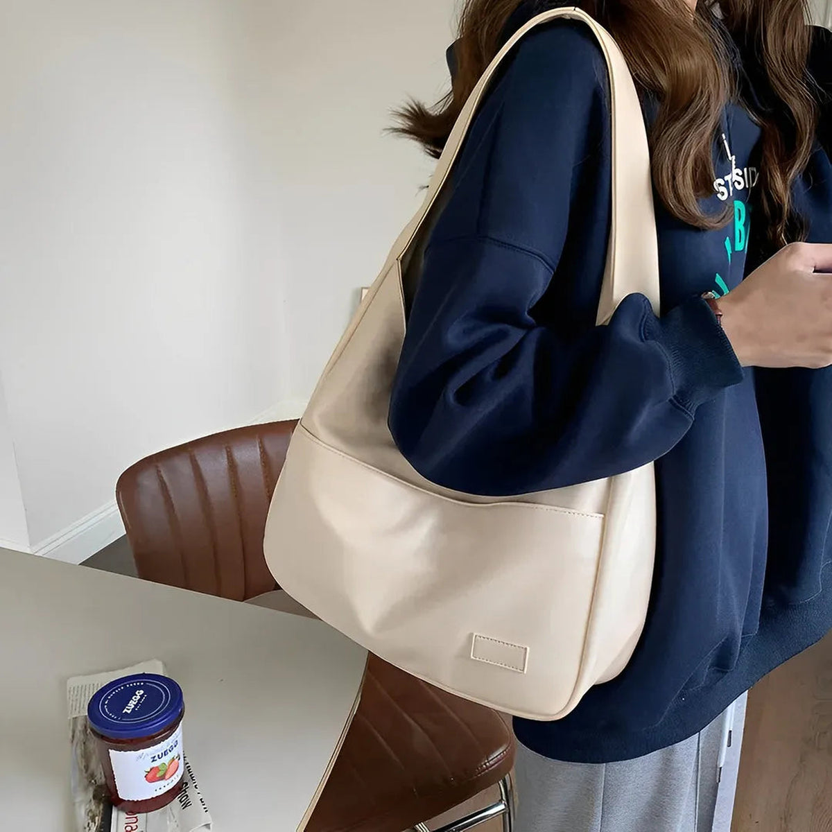 Lilya | Sac hobo en cuir vegan