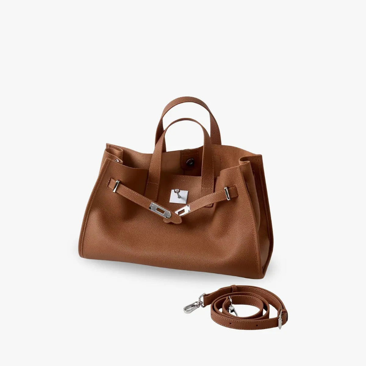 Loha | Sac cabas structuré en cuir grainé