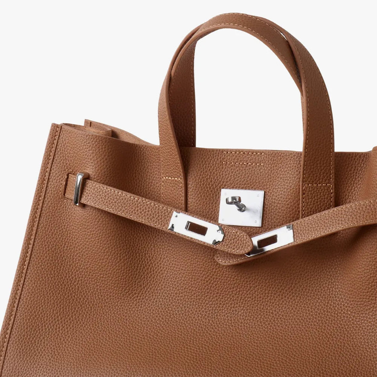 Loha | Sac cabas structuré en cuir grainé