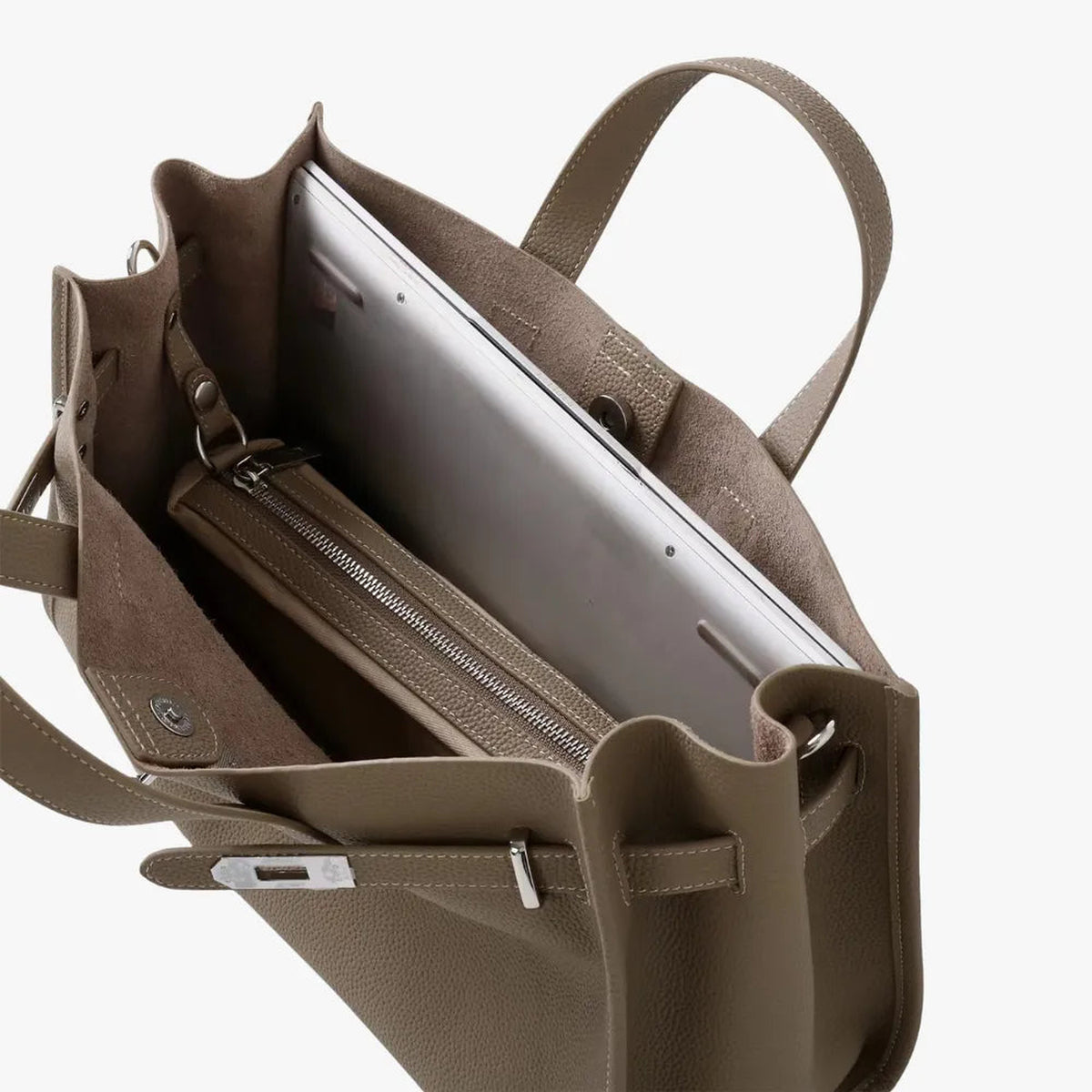 Loha | Sac cabas structuré en cuir grainé