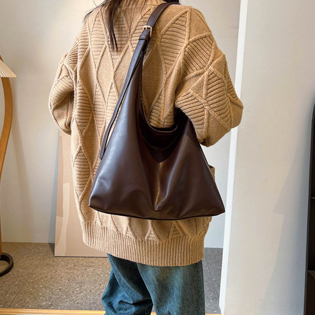 Naora | Sac hobo en cuir vegan