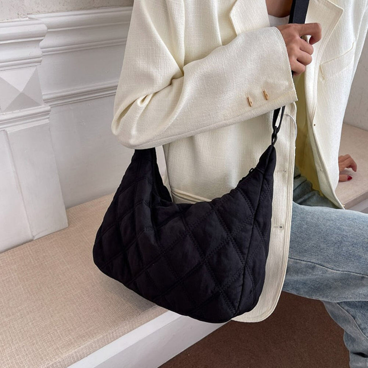 Selvane | Sac bandoulière matelassé