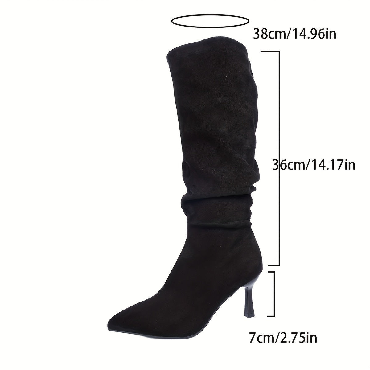 Amélie | Bottes hautes à bout pointu