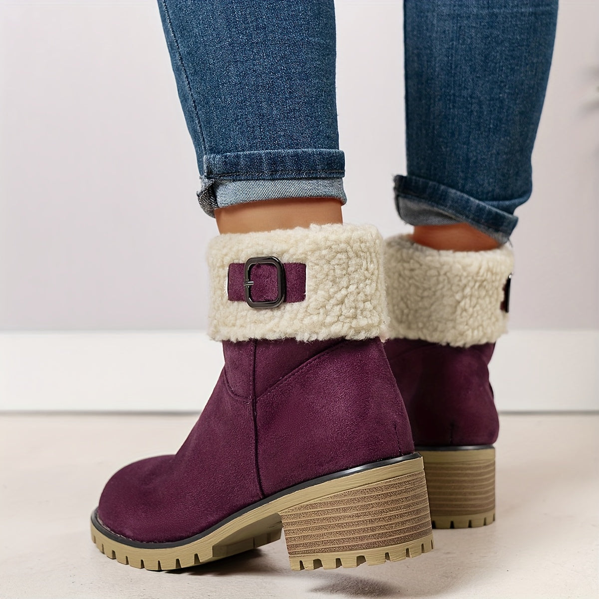 Camille | Bottines doublées à semelle crantée