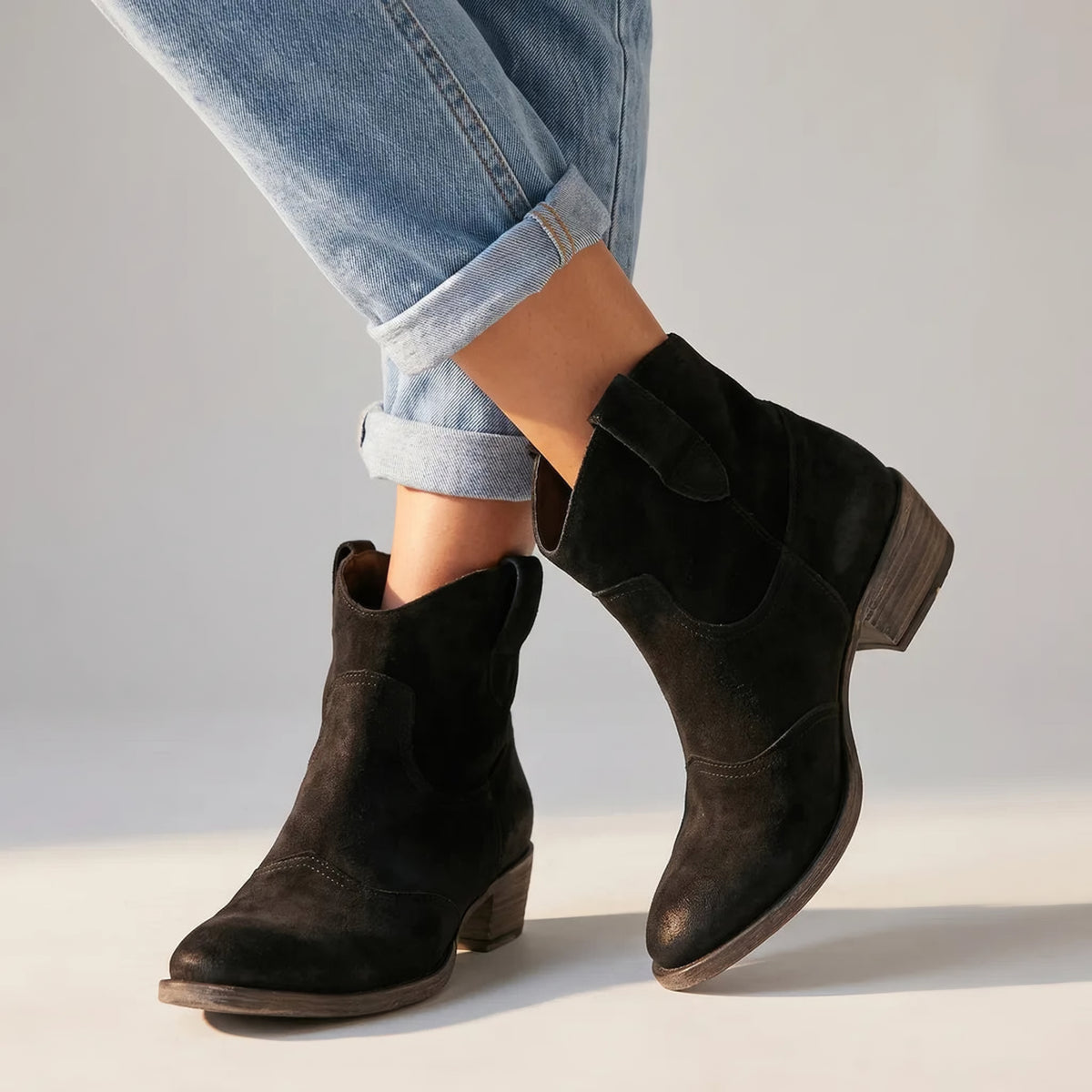 Bottines santiags à enfiler