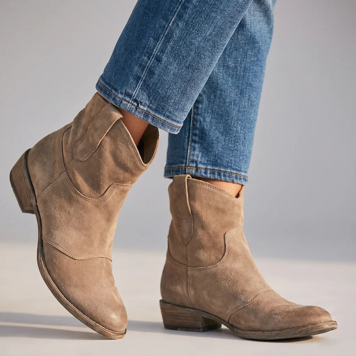 Bottines santiags à enfiler